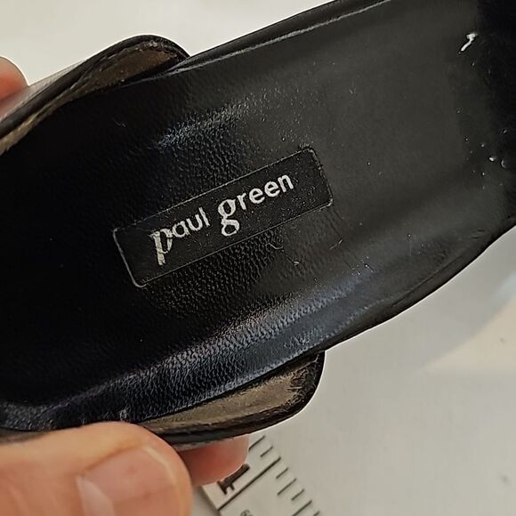 Paul Green 'Julia' Pointed Toe Pump Heel Black 10M - Picture 8 of 12